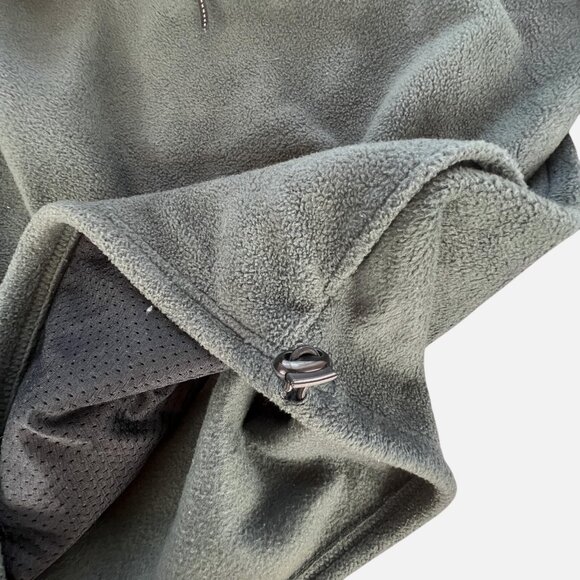 Prospirit Mens 2XL Pullover Green Thick Fleece Half Zip Outdoor Hiking Jacket - Picture 11 of 12